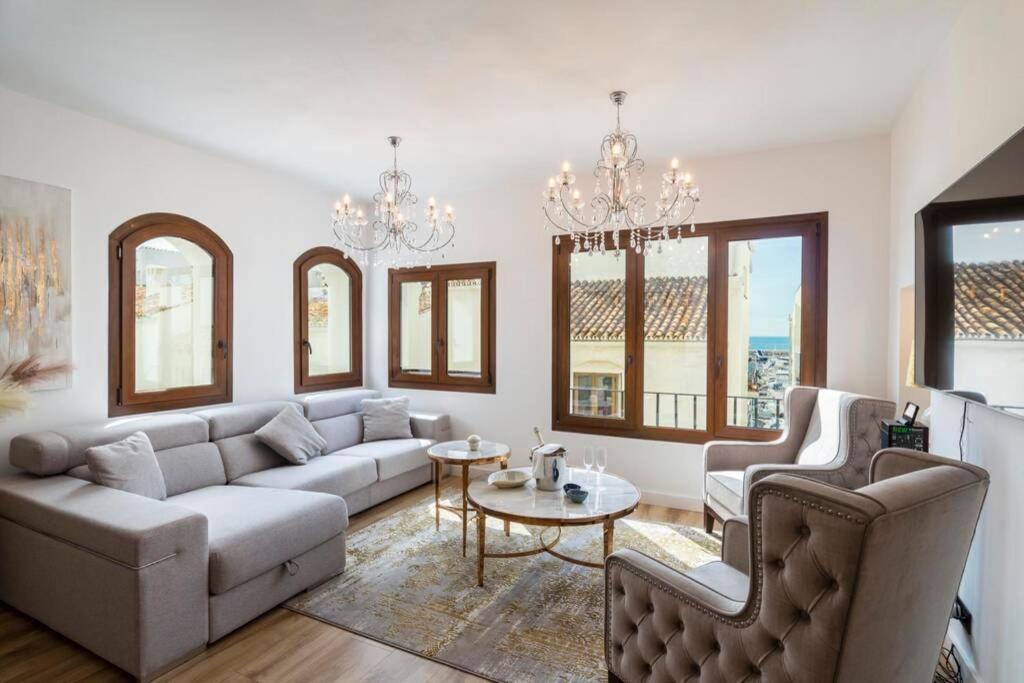 Puerto Banus second line, luxury apartement Marbellac Extérieur photo